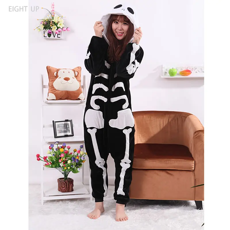 Eight Up Kigurumi комбинезон косплей костюм для сна Унисекс Взрослые пижамы одежда для сна комбинезон ночная рубашка платье одежда для вечеринок