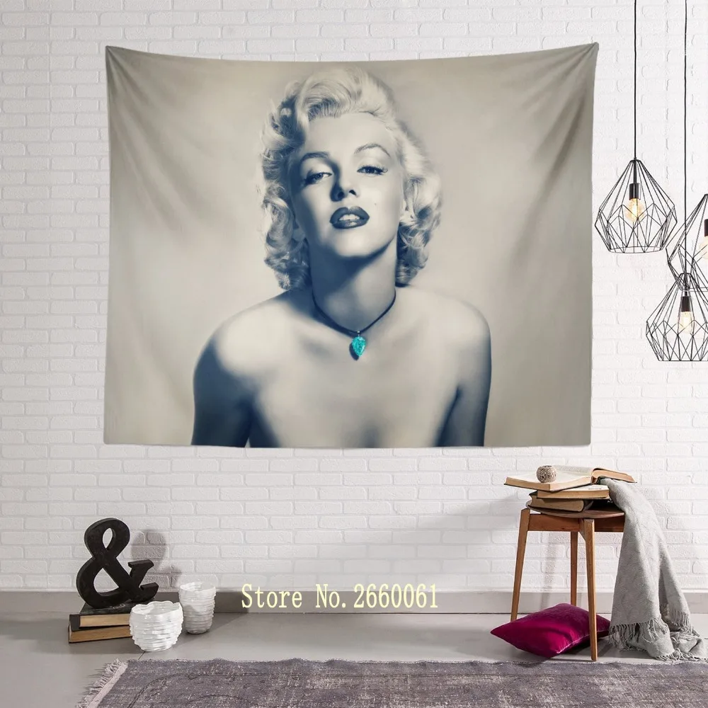 Новая красивая сексуальная богиня Мэрилин Монро HD висящий гобелен висячая ткань