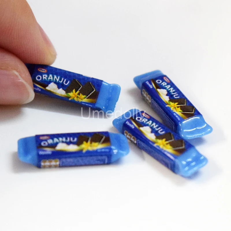 4 шт. 1/12 кукольный домик Minature Food мини симулятор Oreo печенье змея для куклы Blyth Барби
