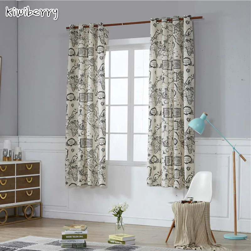 Модные геометрические Заказные кухонные занавески контрактные современные