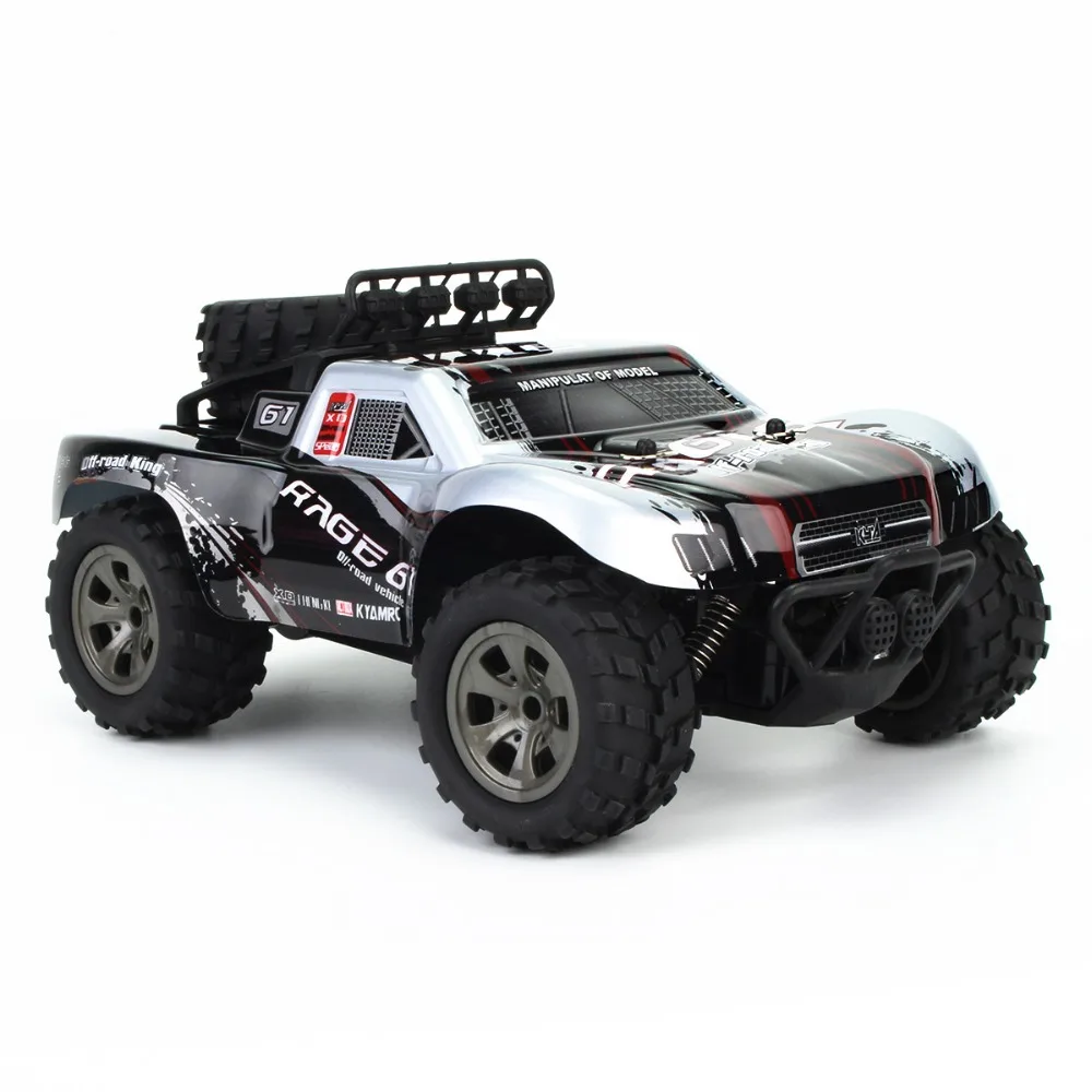 Wireless Remote Strong Power  Truck with High-Quality Large Tires 2.4G 1/18 18km/H Drift RC Off-Road Car  Toy Gift