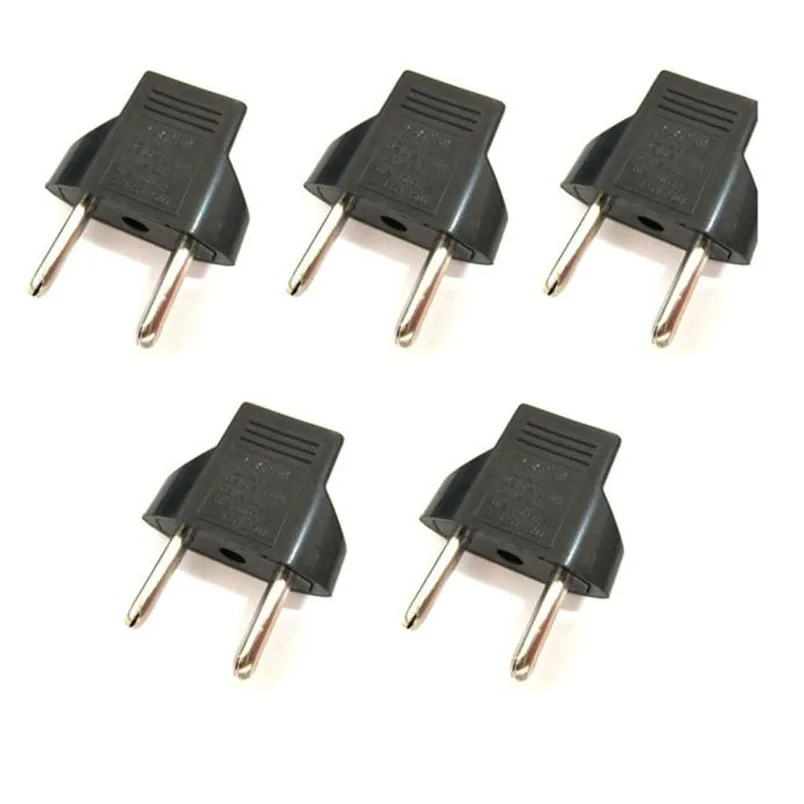 Надежная вилка-адаптер США в ЕС для путешествий 5 шт. адаптер питания переменного