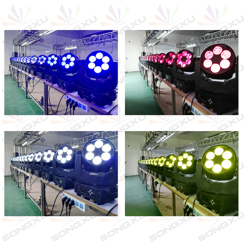 SONGXU 2 шт./лот 6x25 Вт супер луч Led движущаяся голова лампа с водой световой эффект движущаяся головка эффект led DJ свет/SX-MH0625