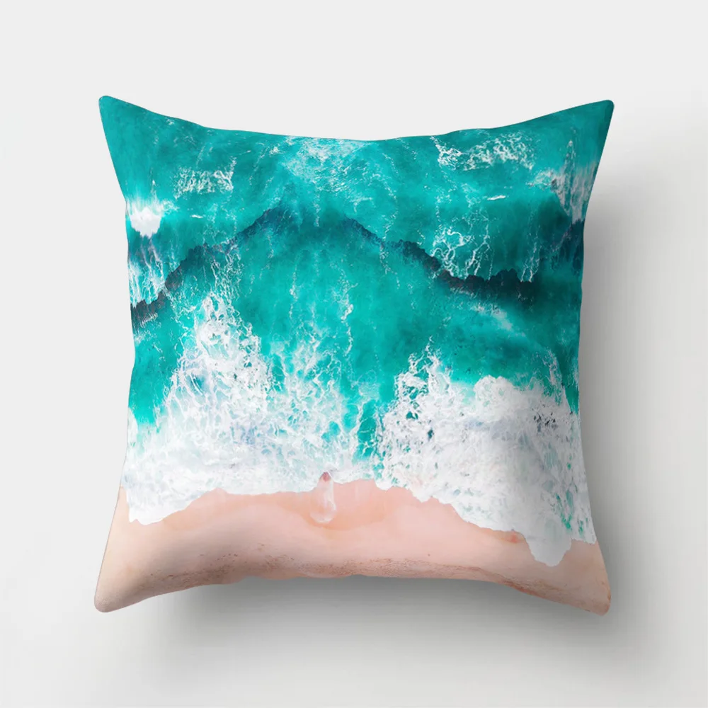 Океан море Лес Дерево природные сцены Чехлы декоративные бросить подушку Чехол