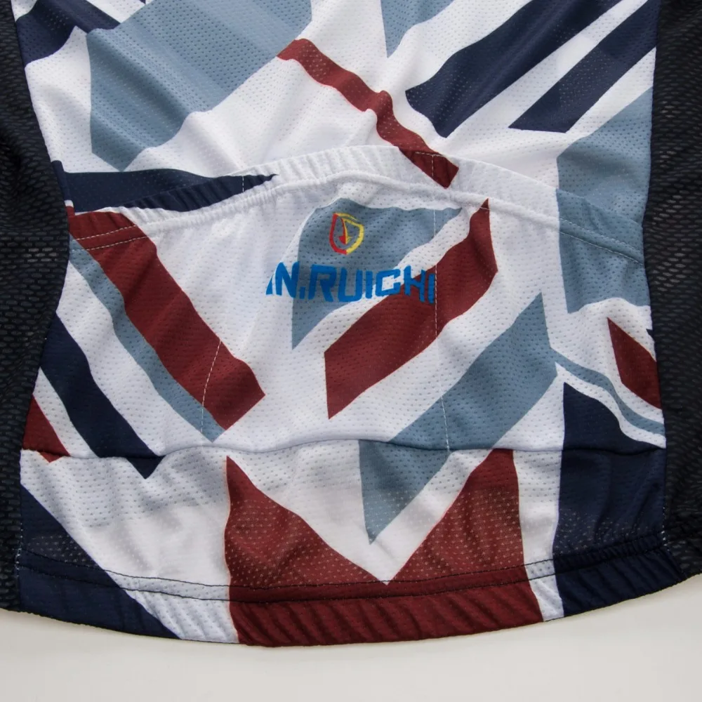 Британский стиль для мужчин Велоспорт Джерси 2018 короткие верховой езды