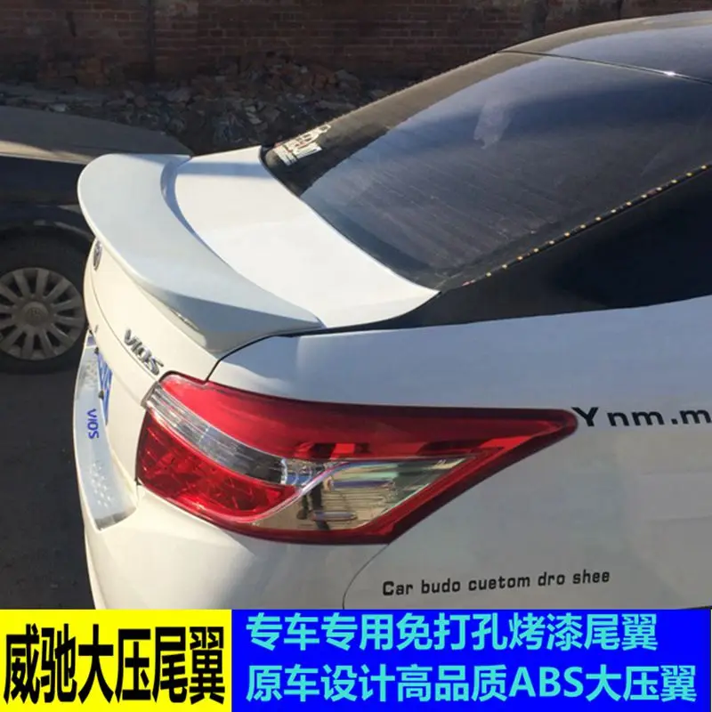 Используется для toyota yaris/vios спойлер 2014-2018 высокого качества ABS Материал