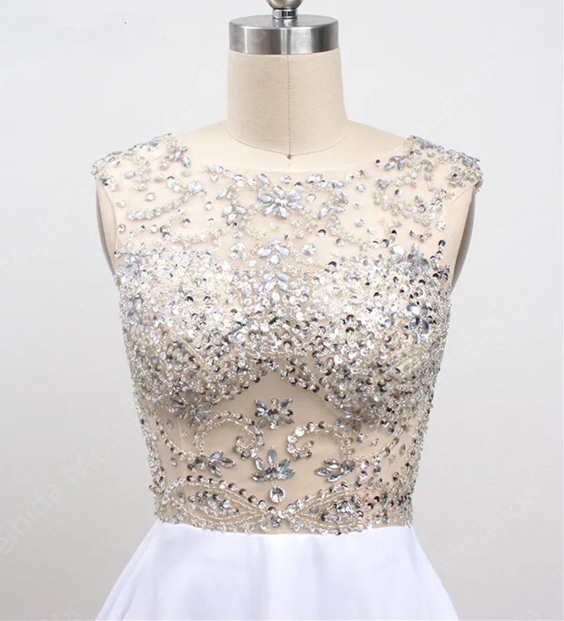 Реальная Картина Коктейльные Платья 2016 Короткие Белые Выпускные Новое Прибытие