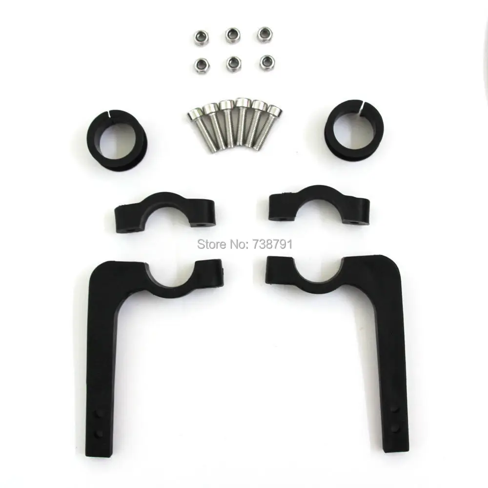 

Black Motorcycle Handguards Hand Guards 22MM For Honda Yamaha Suzuki Dirt KTM MX ATV