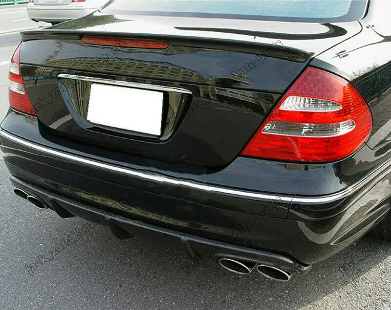 Задний диффузор из углеродного волокна для Mercedes Benz E class W211 E55 AMG Sedan 2003 2004 2005