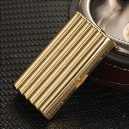 gold 12 cigarette Держатель 10-20 шт женский ультра-тонкий чехол для сигарет портативный ящик для сигарет Золотой Серебряный легкий элегантный чехол для сигарет подарки - Цвет: gold 12 cigarette