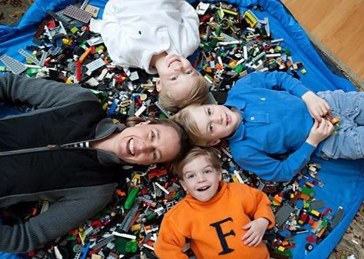 150 см детский игровой коврик водонепроницаемый многофункциональная сумка для