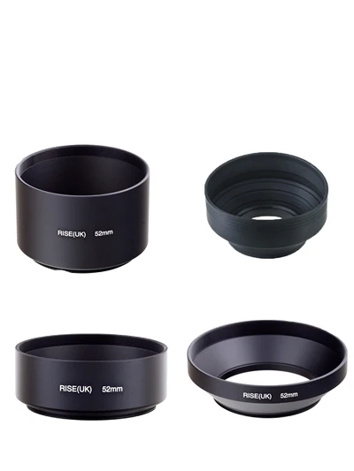 52 мм стандартная телефото широкоугольная металлическая резиновая 3 в 1 3-оленевая