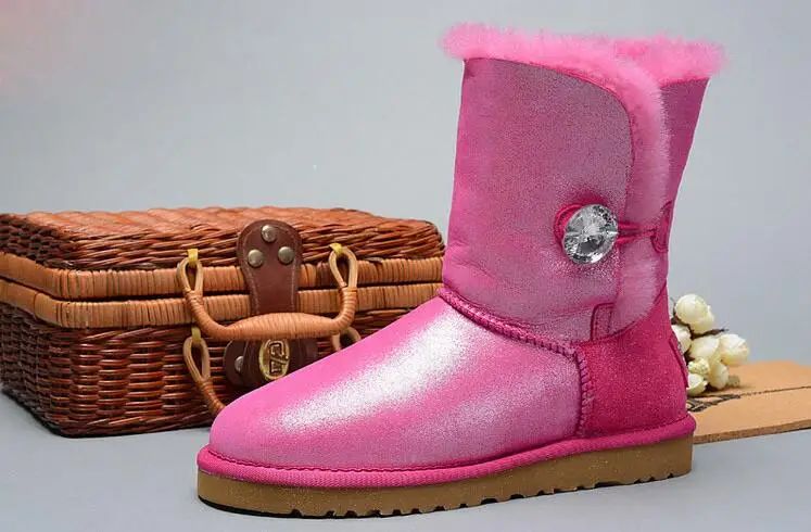 Женские ботинки из натуральной овечьей кожи зимние теплые на 100% натуральном меху