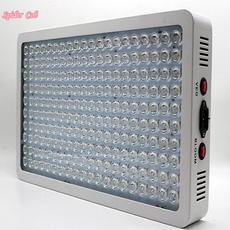 200 шт. светодиодов 1000 Вт растут огни 600 120 полный спектр растет светильник для