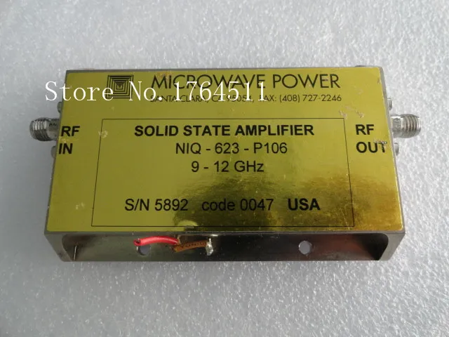 [BELLA] Микроволновая NIQ 623 P10 питания 9 12 ГГц SMA широкополосный усилитель РЧ|amplifier
