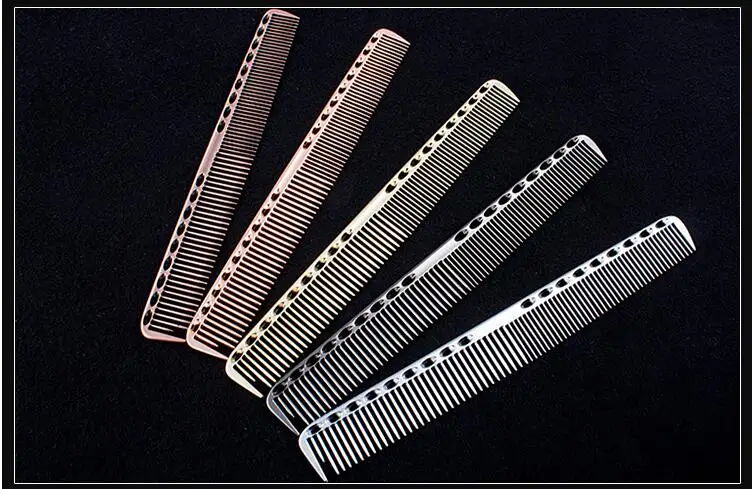 Новинка 335 алюминиевая расческа Антистатическая Расческа для стрижки волос 339