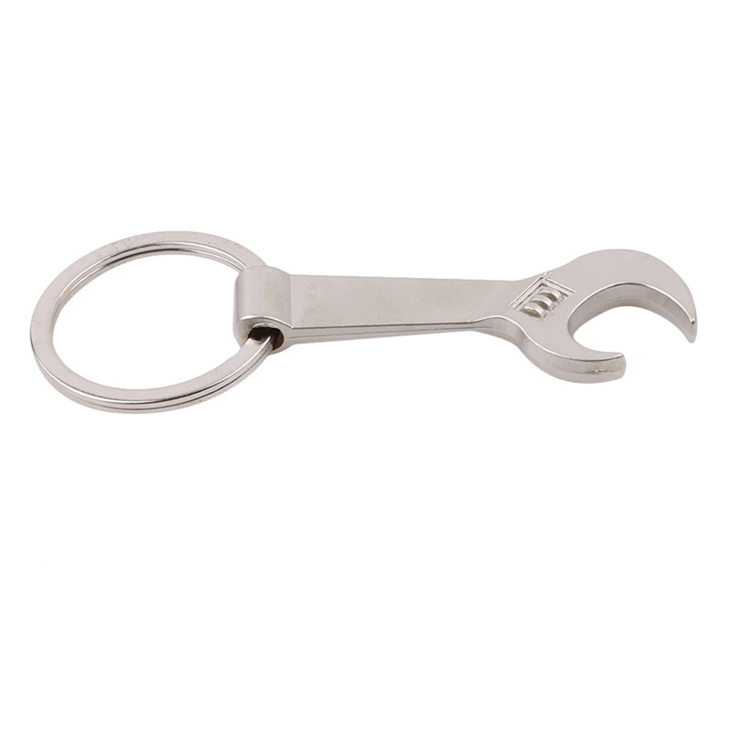 Многофункциональный ключ в форме ключа Серебряная цепочка для ключей Инструмент