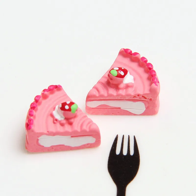 Strawberry Pink 20 шт. фруктовый торт плоское украшение из смолы DIY ювелирные украшения декоративные аксессуары Скрапбукинг Украшение Flatback художественные принадлежности детские игрушки - Цвет: Strawberry Pink