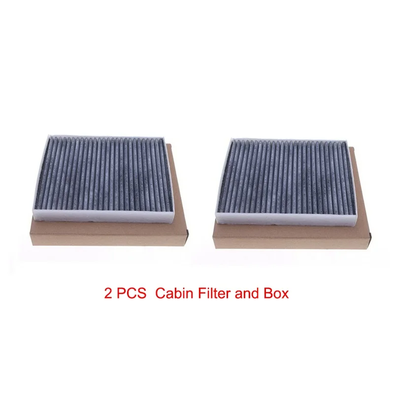 2 Pcs Cabin Filter Воздушный фильтр для салона подходит для Ford Explorer 5 2,0 T 2,3 3,5 T 3.5L модель 2011 2012 2013- год 1 шт. набор фильтров автомобильные аксессуары - Цвет: 2 Pcs Cabin Filter