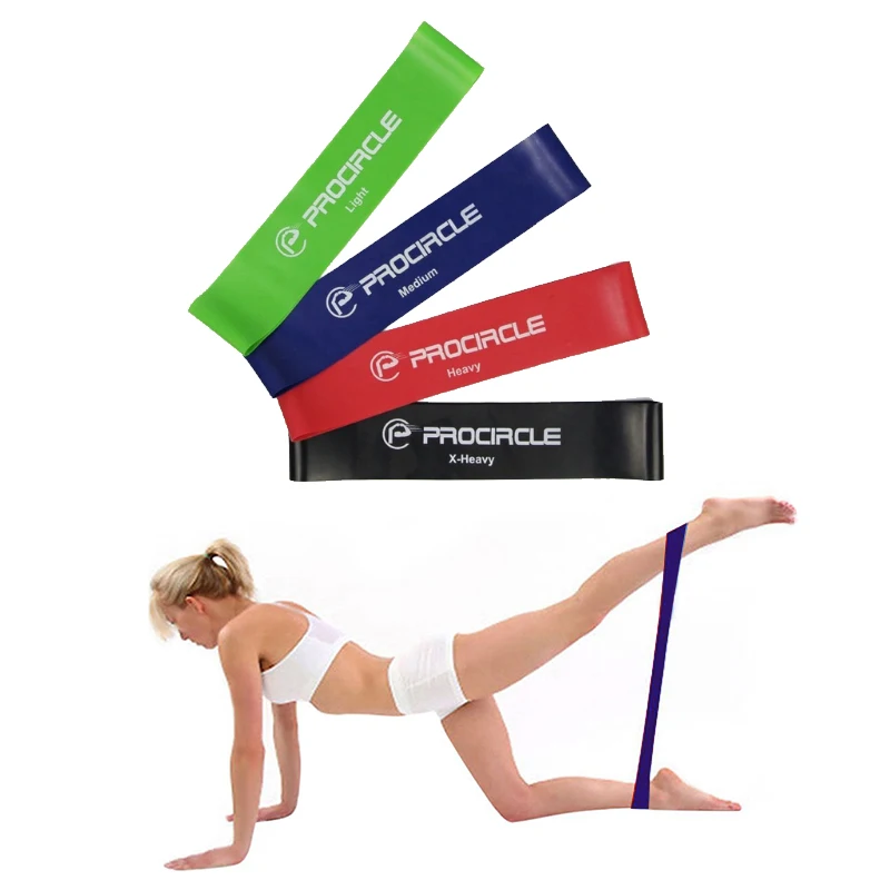 Procircle, 7 уровней, резистентная петля, эластичная лента для упражнений, фитнес-лента, Йога, силовая тренировка, распродажа