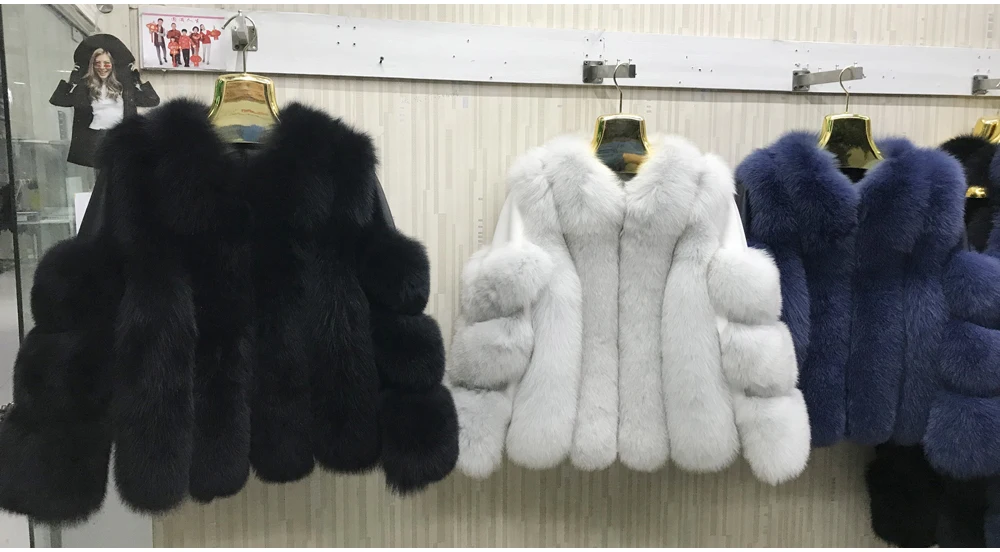 Зимнее женское роскошное пальто из натурального Лисьего меха, Высококачественная куртка из натурального Лисьего меха, женская теплая мягкая верхняя одежда из натурального Лисьего меха