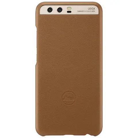 brown Официальный чехол huawei P10, роскошный кожаный чехол Leica под заказ, кожаный чехол для huawei P10 P10 Plus Capa - Цвет: brown