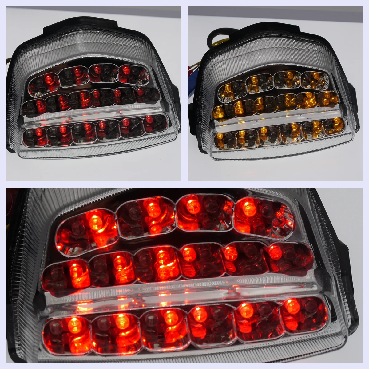 

Eonstime Motorcycle Tail Light For Honda CBR 1000 RR CBR1000RR 2008-2011 Tail Light Brake Turn Signals Integrated LED Light