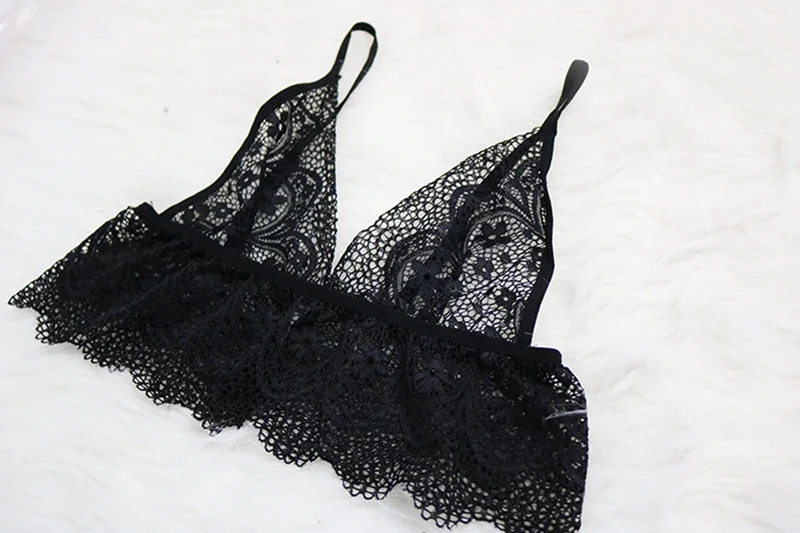 Черный комплект с бюстгальтером, S-XXL комплект нижнего белья, модные комплекты сексуального женского белья с кружевом, BH размера плюс, комплекты бюстгальтеров и трусиков для женщин, без косточек