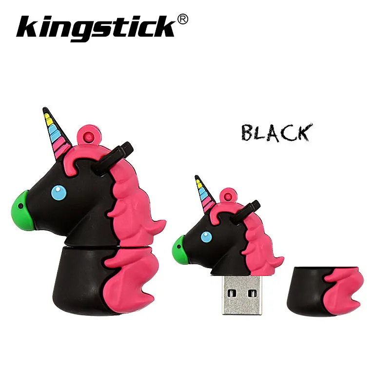 USB флеш-накопители с мультяшным единорогом, 4 ГБ, 8 ГБ, 16 ГБ, флеш-накопитель, 32 ГБ, 64 ГБ, usb флешка, мини флеш-накопитель, флешка