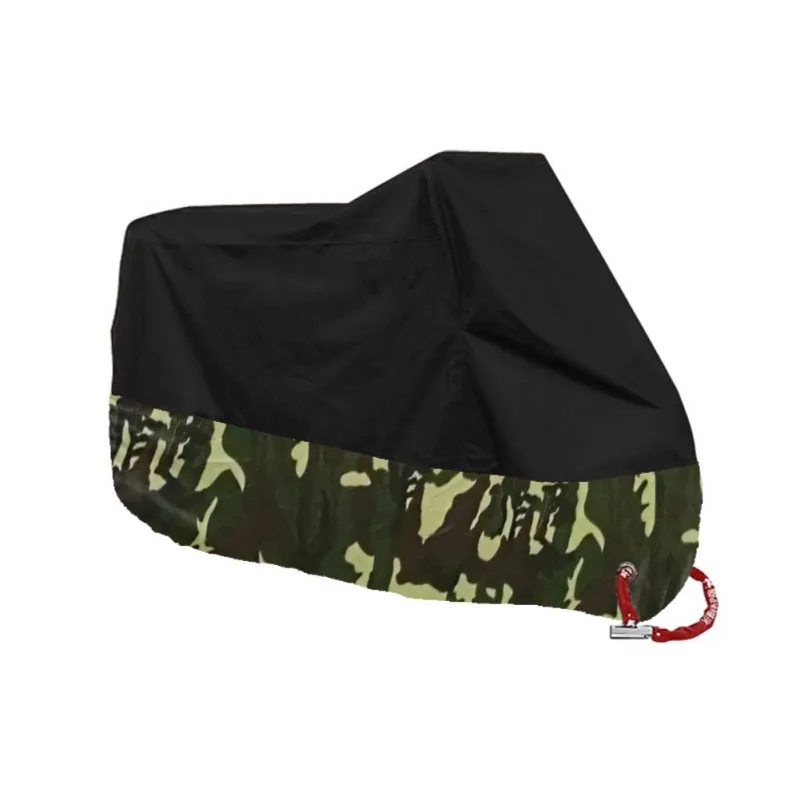 Colorful Waterproof Sun Motorcycle Cover Electric Bicycle Cover Dustproof UV Protector Portable Outdoor Rainproof Rain Cover - Color: Colorful