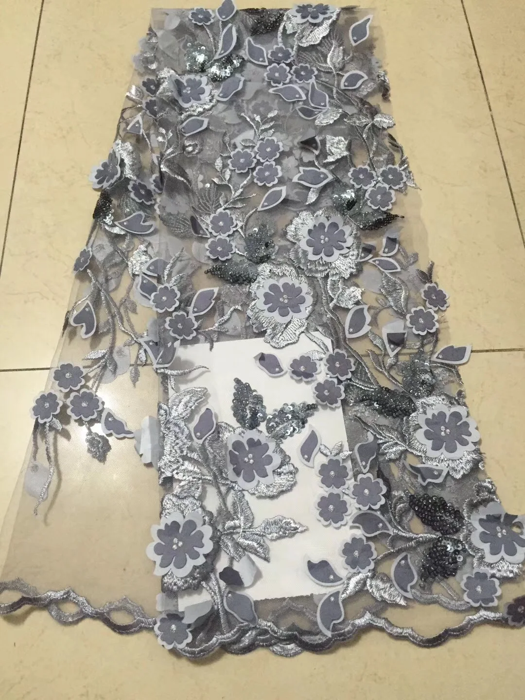 Африканская кружевная ткань 2018 Высококачественная сухая высокого качества