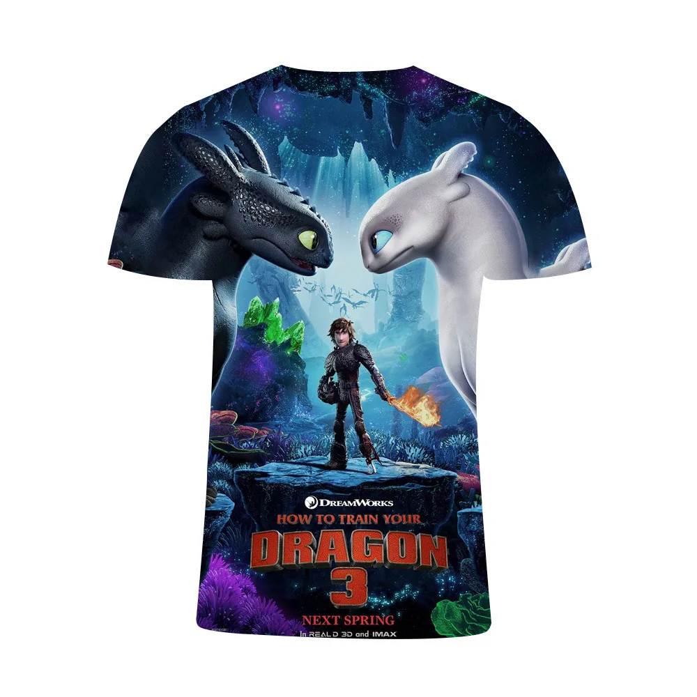 Косплей хит Как приручить дракона 3 икота костюмы 3D принт Беззубик толстовка