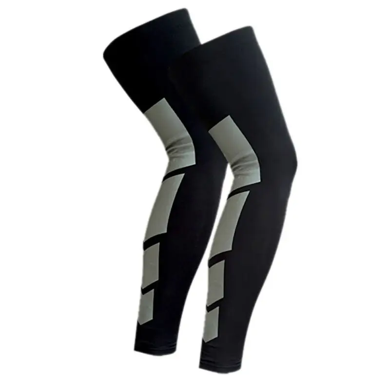 

1PC Outdoor Breathable Sports Stockings Protector Socks Cycling Leg Long Length Gear Crash Proof Anti-Slip Type