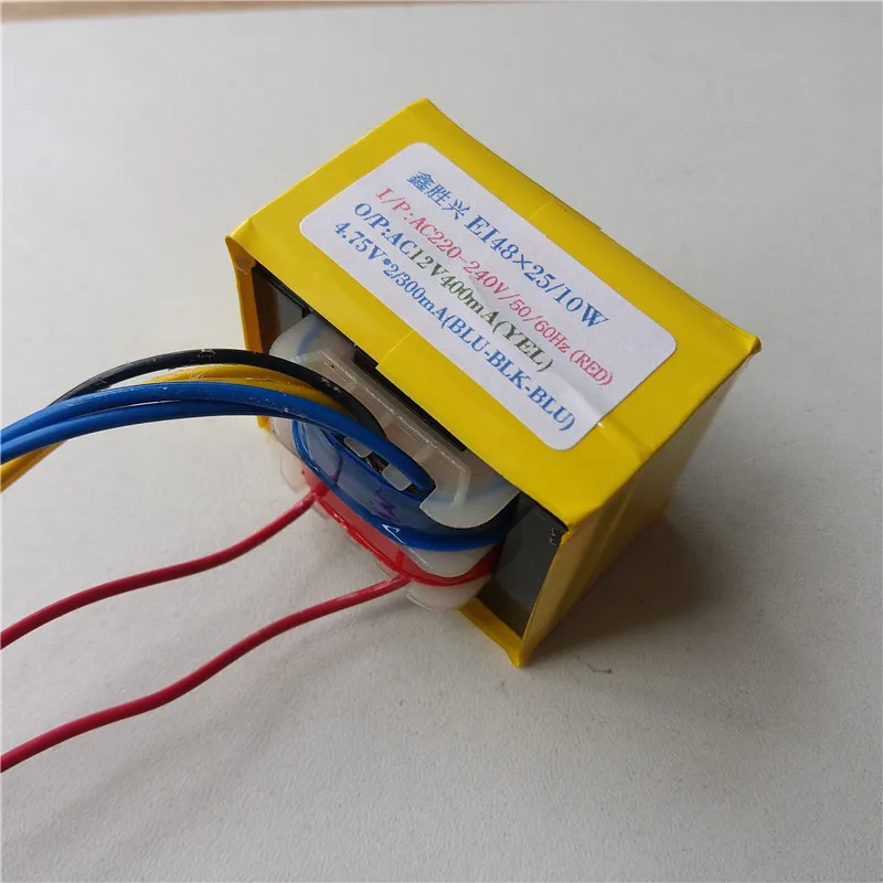 12V 0.4A 4.75V-0-4,75 V 0.3A трансформатор 220V вход 10VA EI48* 25 для Galanz кондиционер воздуха 4824E-KDB-11A силовой трансформатор