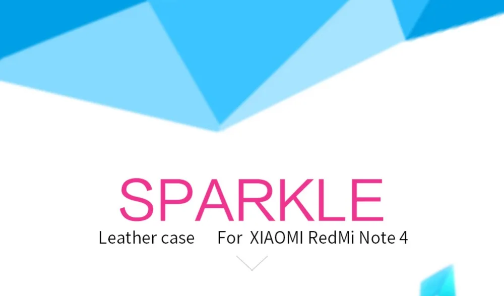 Для Xiaomi Redmi note 4 чехол Nillkin, блестящий кожаный чехол с окошком, с Умной функцией сна, для note 4, 5,5 дюйма