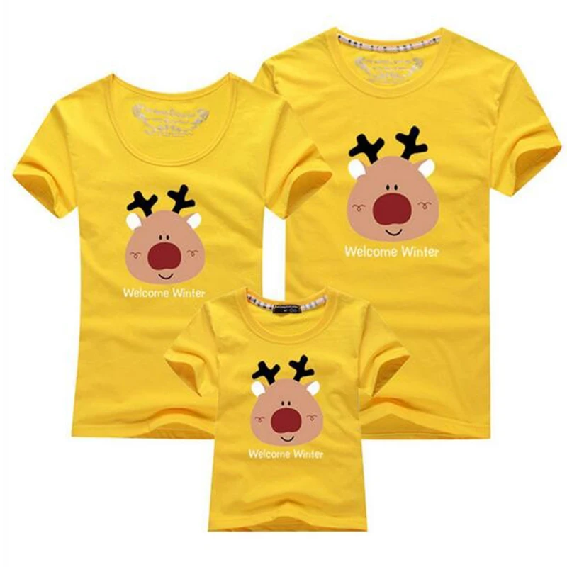 Рождественская семейная одежда для воссоединения костюм детей мама Новинка 2018 г.