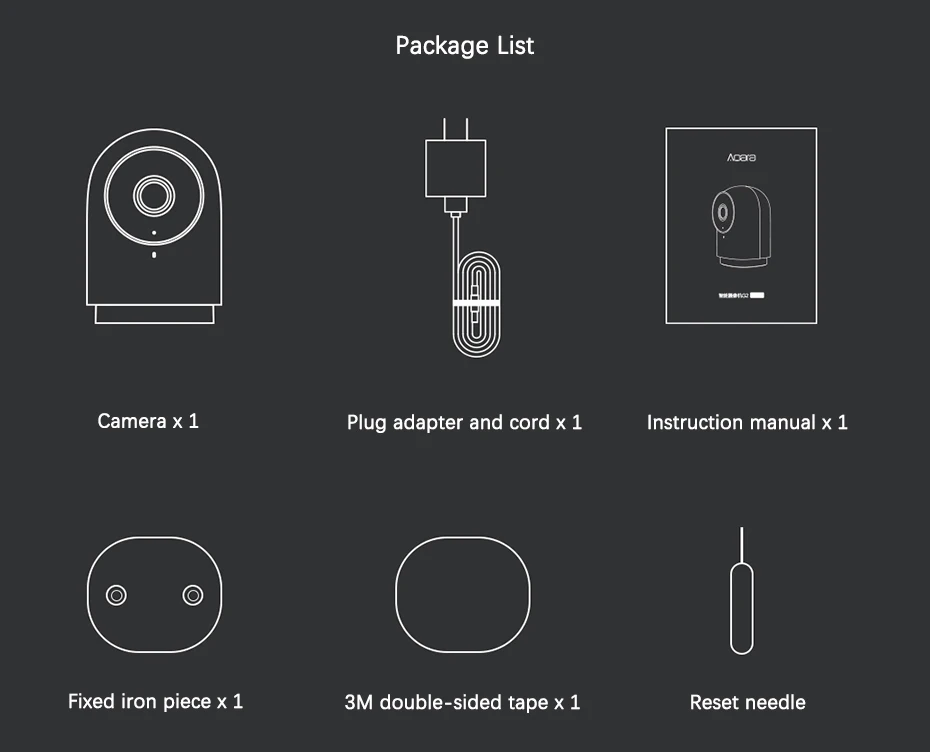 Новейшая смарт-камера Xiaomi Aqara G2 1080P Gateway Edition Zigbee связь смарт-устройств IP Wifi Беспроводная облачная Домашняя безопасность