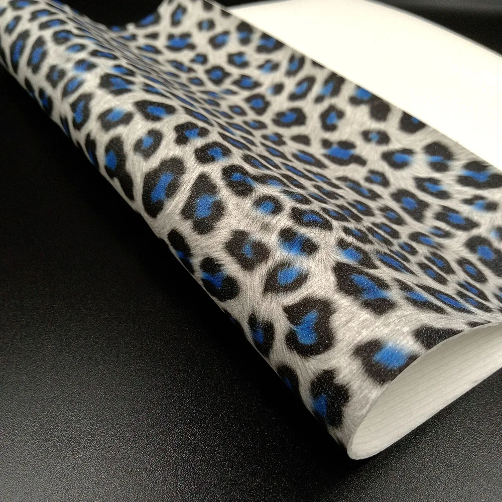 9 A5(20cm X 15cm) Блестящая блестящая ткань с леопардовым принтом из искусственной кожи, водонепроницаемая, сделай сам, для шитья бантов, для рукоделия, A4/A5 - Цвет: 9 A5(20cm X 15cm)