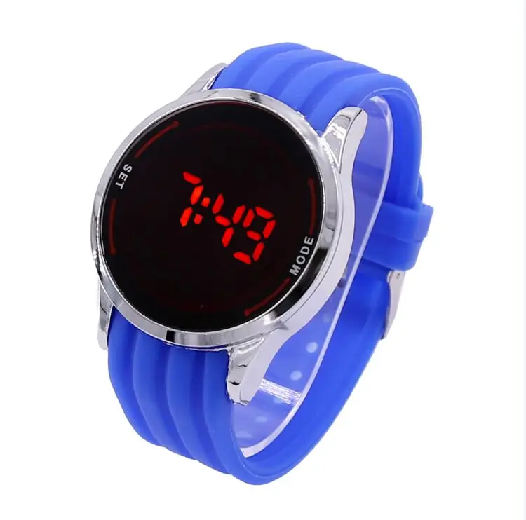 dark blue Мужские спортивные часы светодиодный цифровые часы мужские модные повседневные брендовые наручные часы Relogio Masculino - Цвет: dark blue