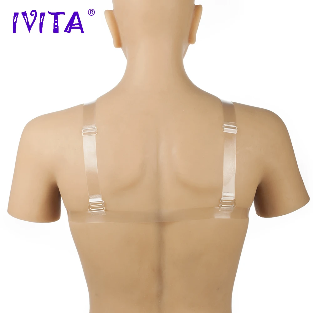 IVITA 3200g огромные силиконовые искусственные формы груди с плечевыми ремнями для
