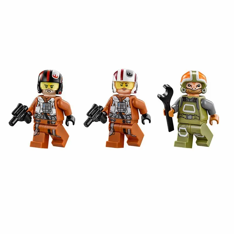 Бела 10466 742 шт. здания Конструкторы модель Star Wars POE x Wing Fighter 75102 Совместимость