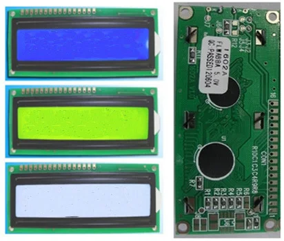 Русскими буквами-16PIN параллельный характер LCD1602A SPLC780C контроллер(5V 3,3 V желтый и зеленый цвета/синий/серый белый Подсветка