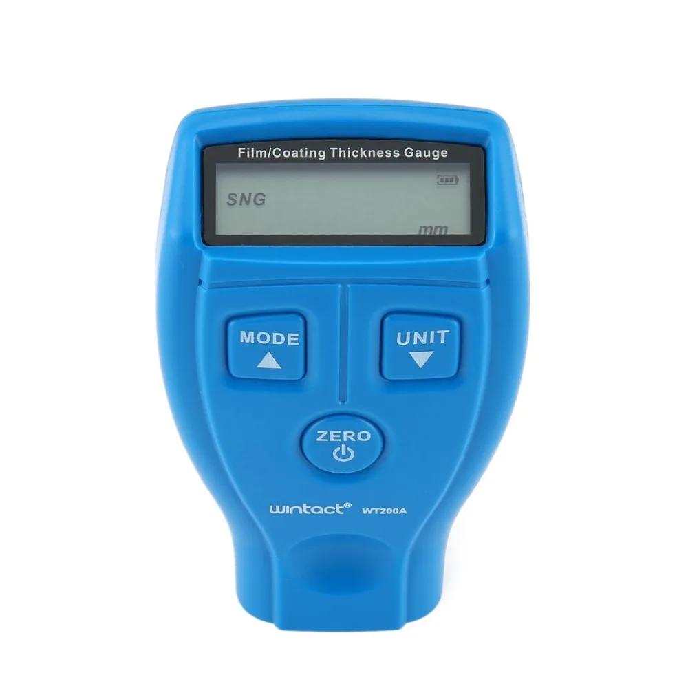 WINTACT WT200A мини цифровое покрытие пленка железо толщиномер автомобильный измеритель краски ing тестер ручной