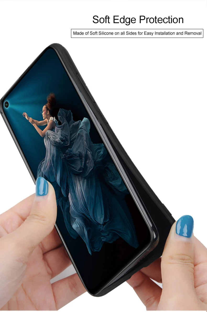 Для huawei honor 20 чехол MOFi honor 20 pro задняя крышка Ткань защитный силиконовый capas honor 20 lite чехол s