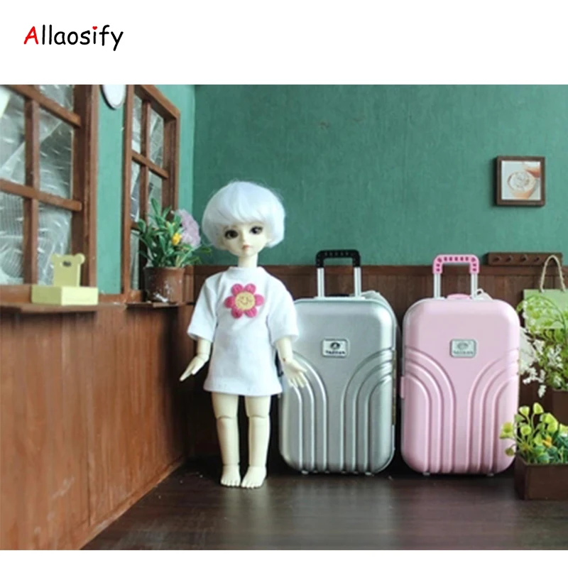 Чемодан Allaosify багажник для аксессуаров BJD аксессуары украшения кукол | Игрушки и