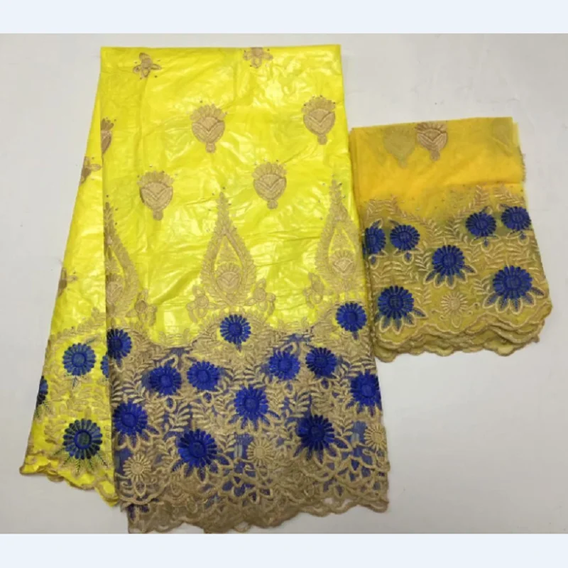 bazin brode getzner patchwork net lace jacquard fabric with stones 5+2yds tulle scarf basin riche african for dress | Дом и сад