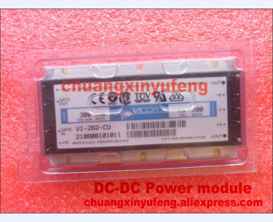 Преобразователь модуль VI-262-CU VICOR DC-DC питания DC 300 V-15 V 200W13. 3A изолированный блок |