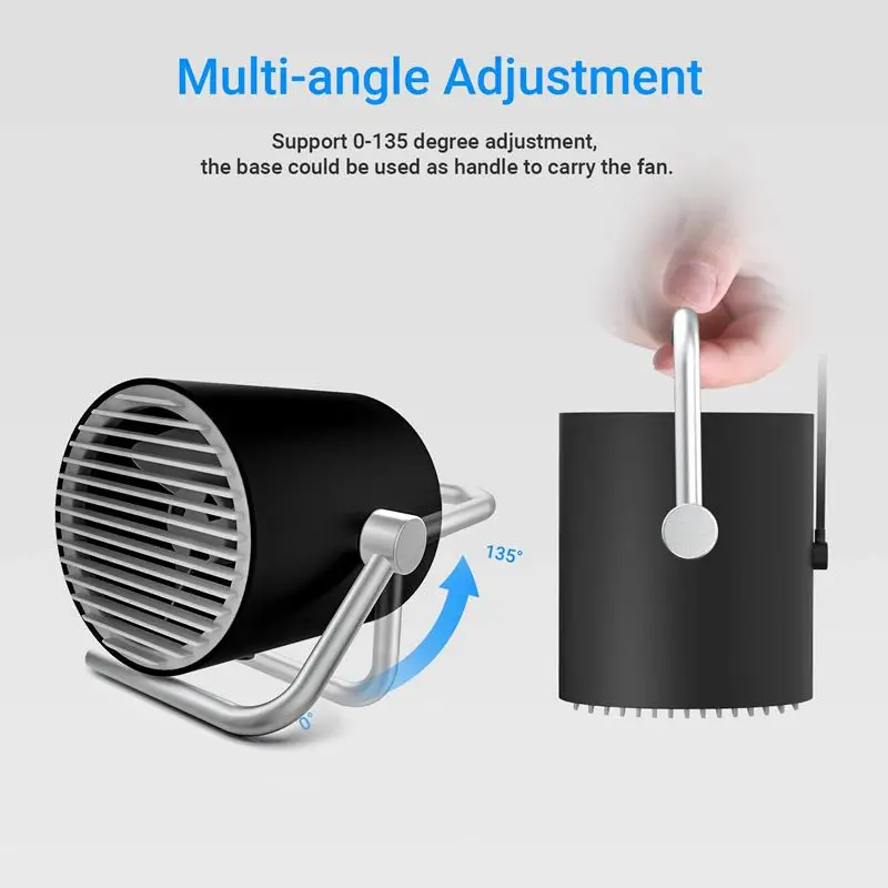 Небольшой персональный USB вентилятор-портативный мини настольный вентилятор с