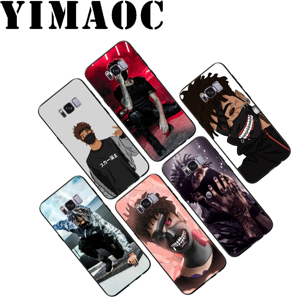 Мягкий чехол YIMAOC Scarlxrd J Bad boy для Samsung Galaxy S10 S10e S9 S8 A6 Plus S7 S6 Edge A7 A5 A3 J6 Note 9 8 |