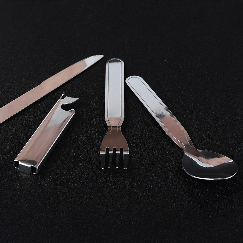 Уличная повседневная портативная вилка ложка нож столовые приборы столовая